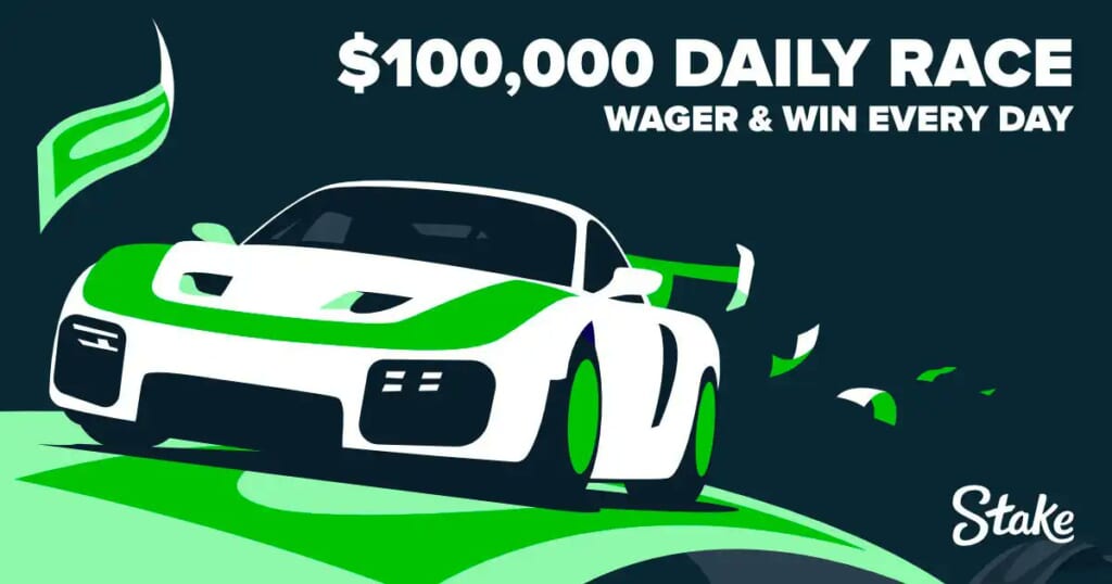 $100,000 DAILY RACE
WAGER & WIN EVERY DAY