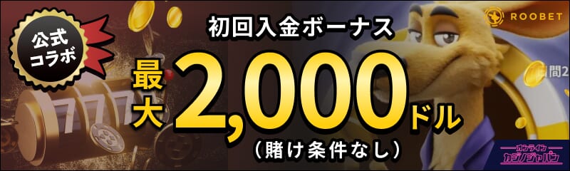 ルーベットの初回入金ボーナス