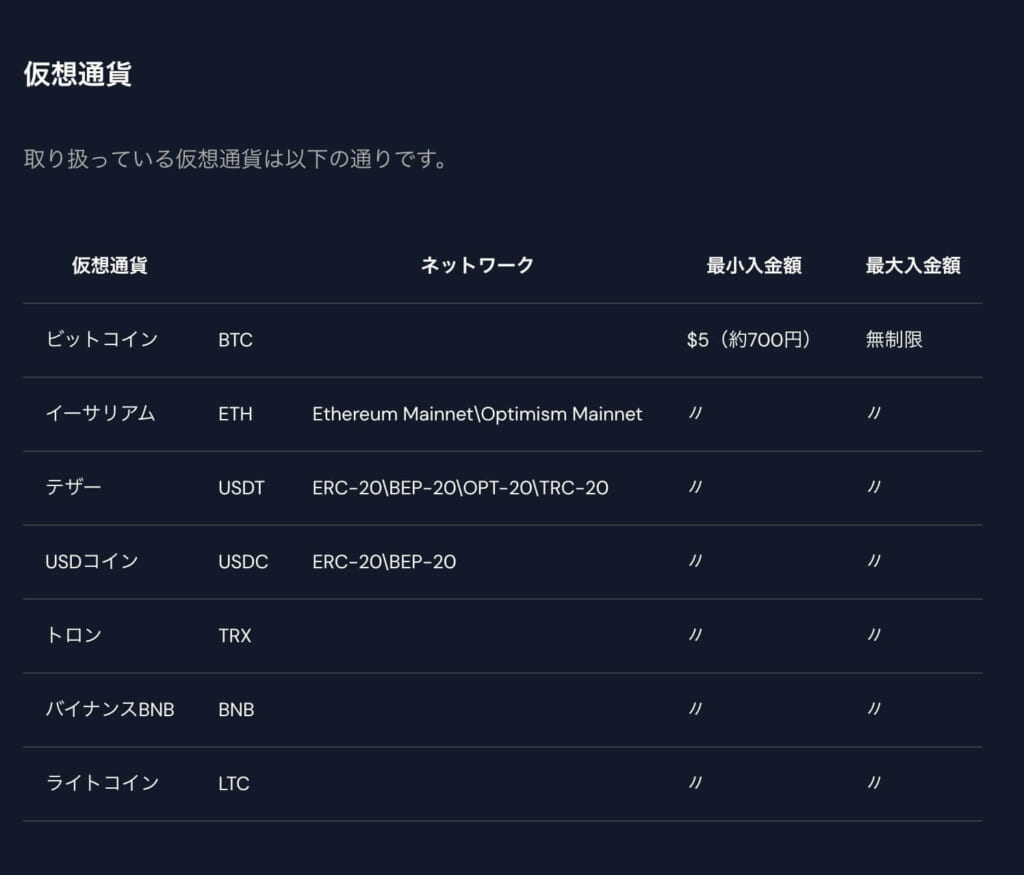特徴2エクストリームカジノの仮想通貨
